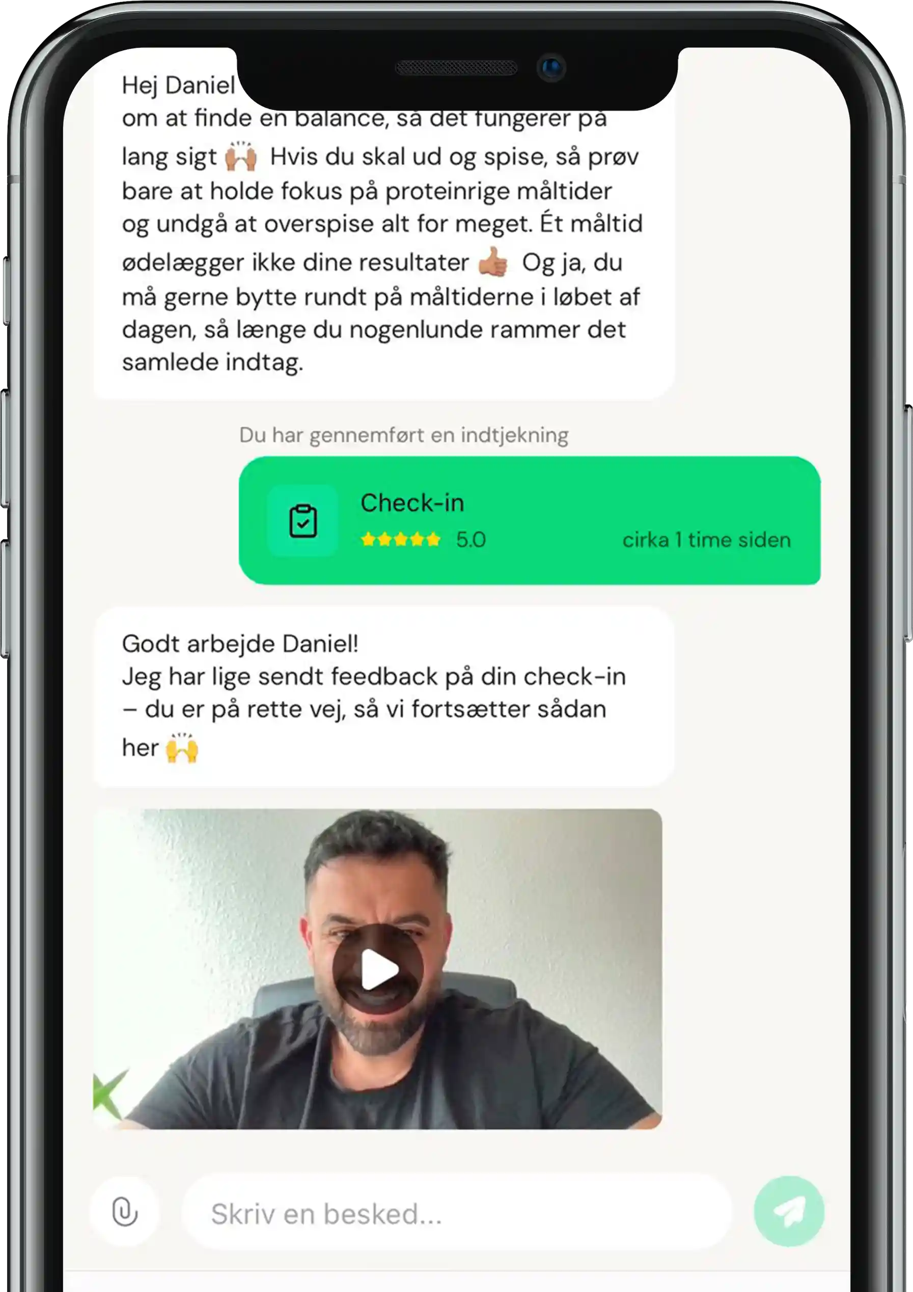 kommunikation i appen