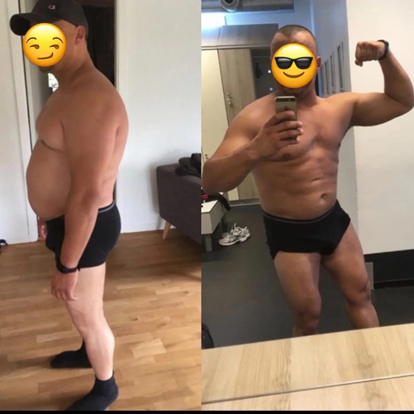 resultat fra online coaching hos Omar Haydar