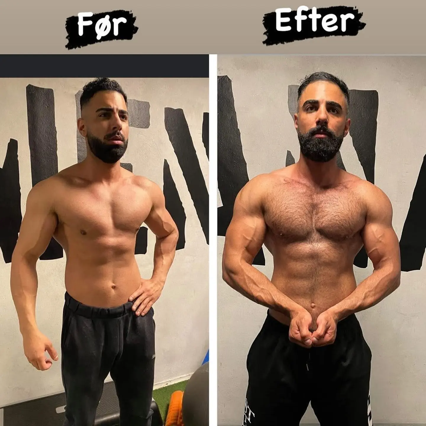 resultat fra online coaching hos Omar Haydar